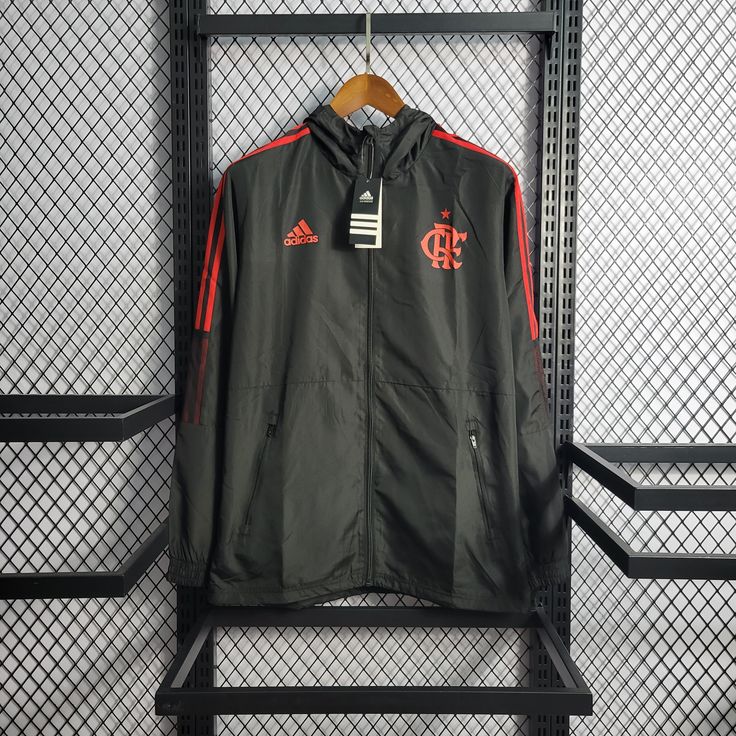 Jaqueta Corta-Vento Flamengo 2025 Adidas