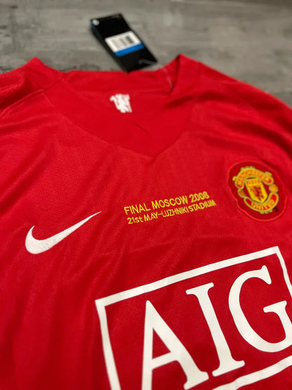 Camiseta Manchester United Retrô Cristino Ronaldo Final Moscow 2008